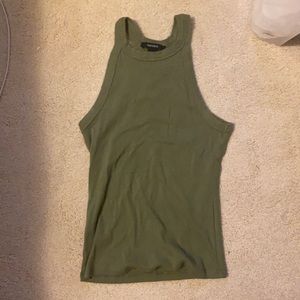 Green tank top
